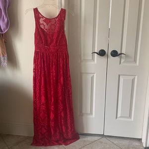 New with tags red maxi dress from Francesca’s